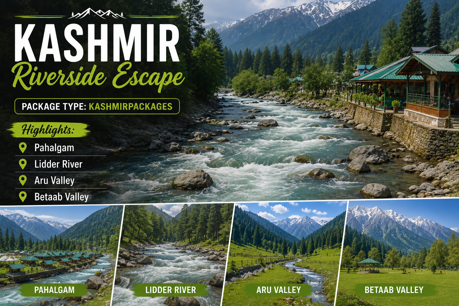 Kashmir Riverside Escape